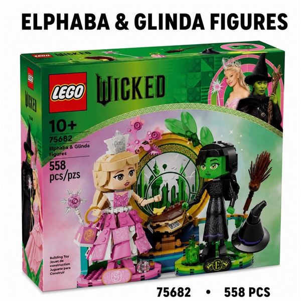 NEW LEGO WICKED ELPHABA & GLINDA FIGURES