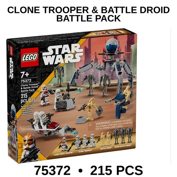 NEW LEGO STAR WARS CLONE TROOPER BATTLE DROID