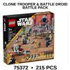 Image 1 : NEW LEGO STAR WARS CLONE TROOPER BATTLE DROID