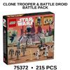 Image 2 : NEW LEGO STAR WARS CLONE TROOPER BATTLE DROID