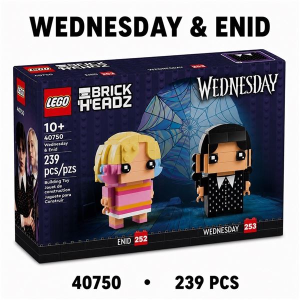 NEW LEGO WEDNESDAY & ENID