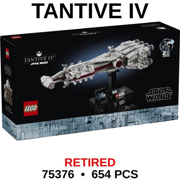 NEW LEGO STAR WARS TANTIVE IV 25TH ANNIVERSARY