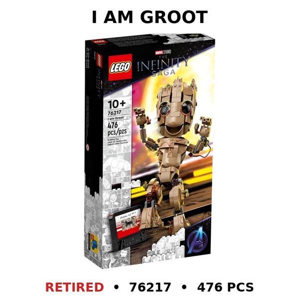 NEW LEGO MARVEL I AM GROOT RETIRED