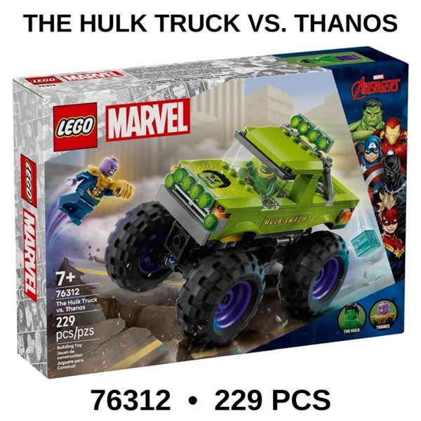 NEW LEGO MARVEL THE HULK TRUCK VS THANOS