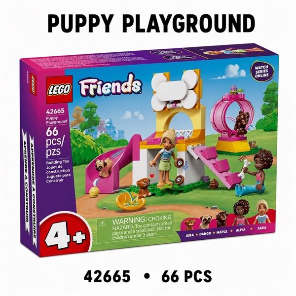 NEW LEGO FRIENDS PUPPY PLAYGROUND