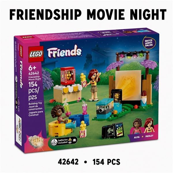 NEW LEGO FRIENDS FRIENDSHIP MOVIE NIGHT