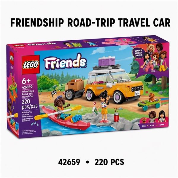NEW LEGO FRIENDS FRIENDSHIP ROAD-TRIP TRAVEL CAR