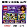 Image 2 : NEW LEGO FRIENDS ANDREA'S BUNNY HOUSE RETIRED