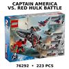 Image 2 : NEW LEGO MARVEL CAPTAIN AMERICA VS RED HULK