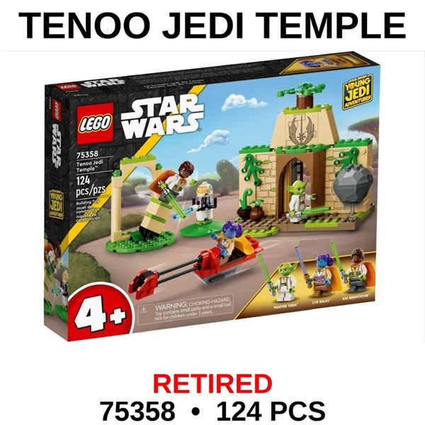 NEW LEGO STAR WARS TENOO JEDI TEMPLE RETIRED