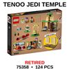 Image 2 : NEW LEGO STAR WARS TENOO JEDI TEMPLE RETIRED