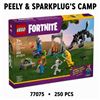 Image 1 : NEW LEGO FORTNITE PEELY & SPARKPLUG'S CAMP