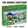 Image 1 : NEW LEGO MINECRAFT THE ANIMAL SANCTUARY RETIRED