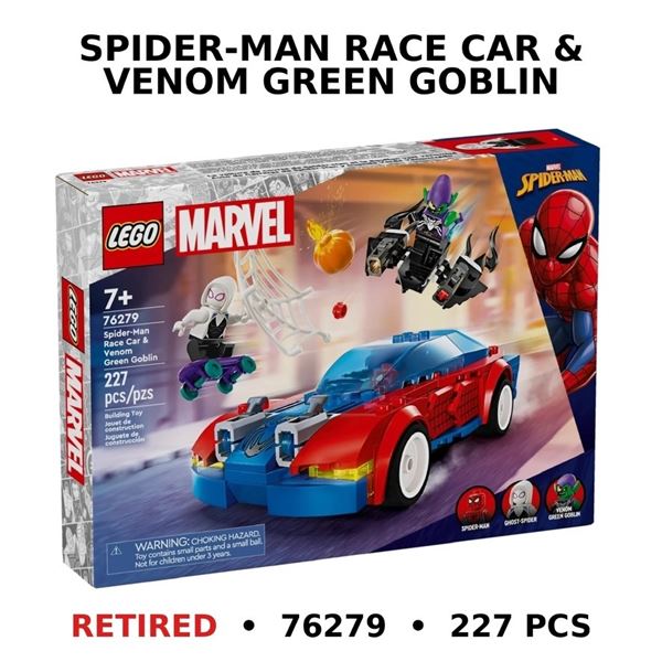 NEW LEGO SPIDER-MAN VS GREEN COBLIN VENOM RETIRED