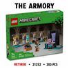 Image 1 : NEW LEGO MINECRAFT THE ARMORY RETIRED