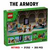Image 2 : NEW LEGO MINECRAFT THE ARMORY RETIRED
