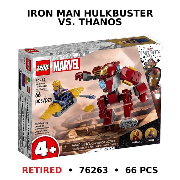 NEW LEGO IRON MAN HULKBUSTER VS THANOS RETIRED