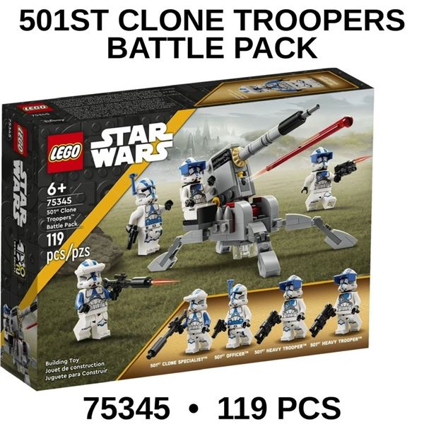 NEW LEGO STAR WARS 501ST CLONE TROOPERS