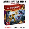 Image 1 : NEW LEGO NINJAGO ARIN'S BATTLE MECH RETIRED