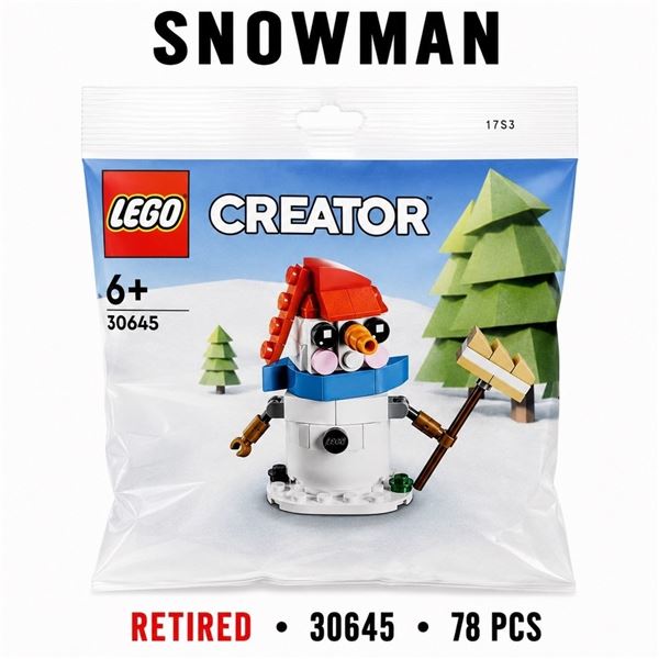 NEW LEGO CREATOR SNOWMAN RETIRED