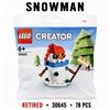 Image 1 : NEW LEGO CREATOR SNOWMAN RETIRED