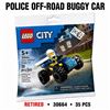 Image 1 : NEW LEGO CITY POLICE OFF-ROAD BUGGY CAR RETIRED