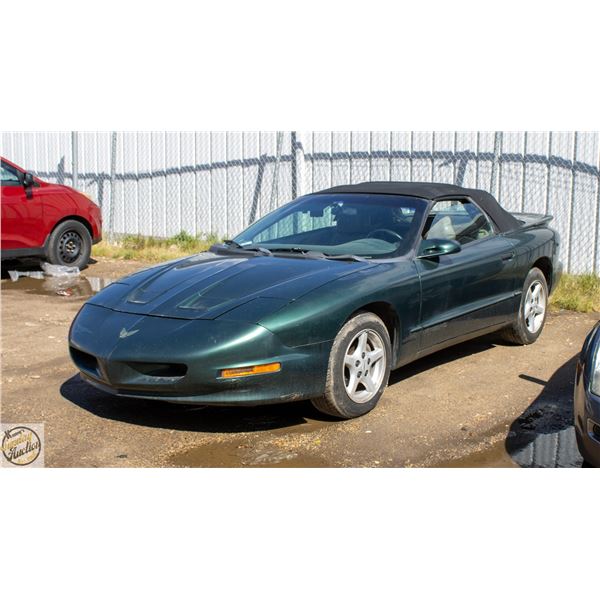 BAILIFF SEIZED: SALVAGE 1996 PONTIAC FIREBIRD