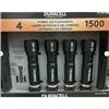 Image 1 : NEW 4 PACK OF DURACELL HYBRID LED FLASHLIGHTS
