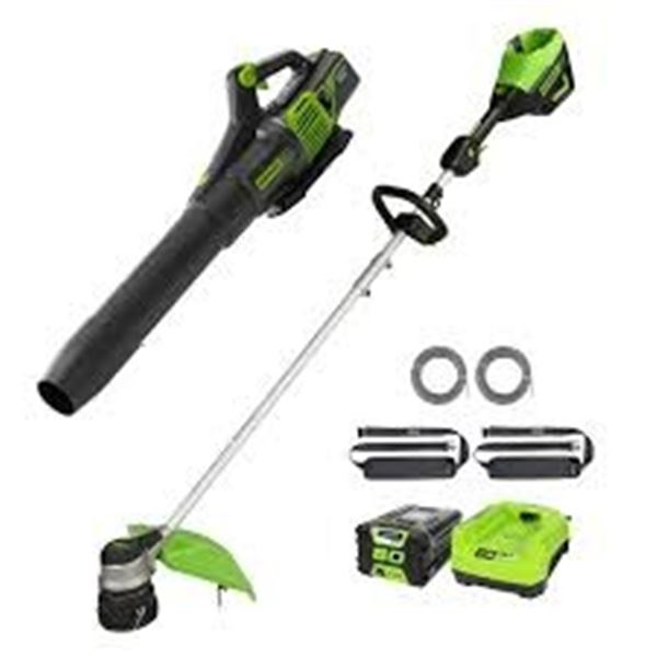 BRAND NEW GREENWORKS 80V COMBO KIT BRUSHLESS