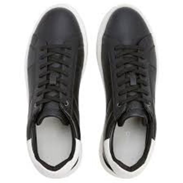 NEW ALDO MENS COURT SHOE BLACK & WHITE SIZE 8