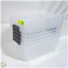 Image 1 : NEW 5 PACK OF STORAGE BIN ORGANIZERS WITH LIDS