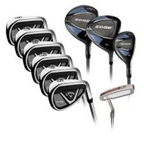 NEW CALLAWAY EDGE 10-PIECE GOLF SET - LEFT HAND