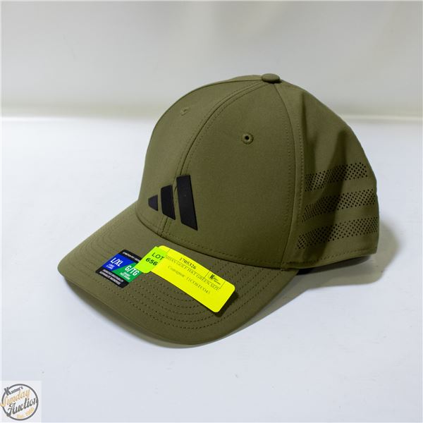 NEW ADIDAS GOLF HAT GREEN SIZE L-XL
