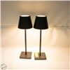 Image 1 : 2 PK OF MIKASA HOME ACCENTS RECHARGEABLE LED LAMPS