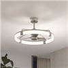 Image 1 : NEW ARTIKA SUNNYVALE CEILING FAN & LIGHT - NICKEL