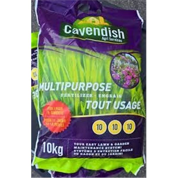 NEW CAVENDISH MULTIPURPOSE FERTILIZER - 10KG