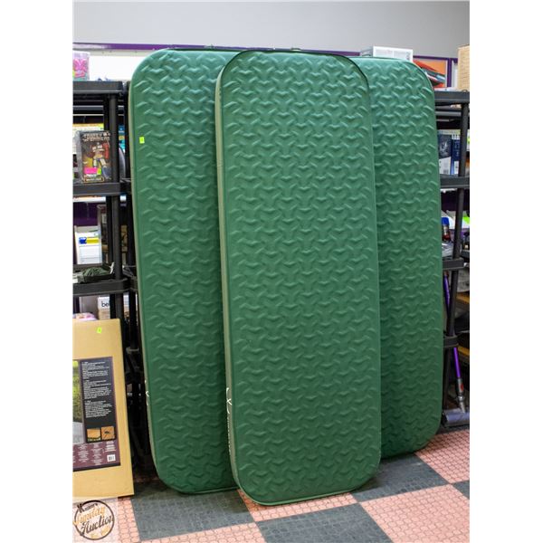 3 SELF INFLATING SINGLE PERSON THIN AIR MATTRESSES