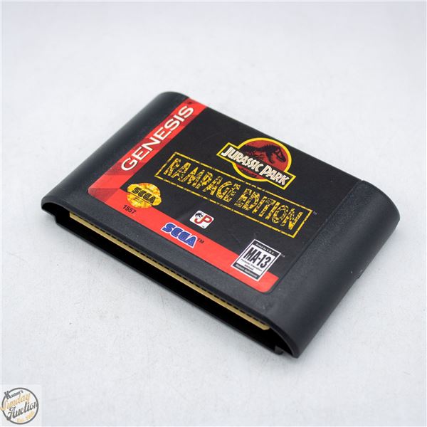 SEGA GENESIS JURASSIC PARK RAMPAGE EDITION
