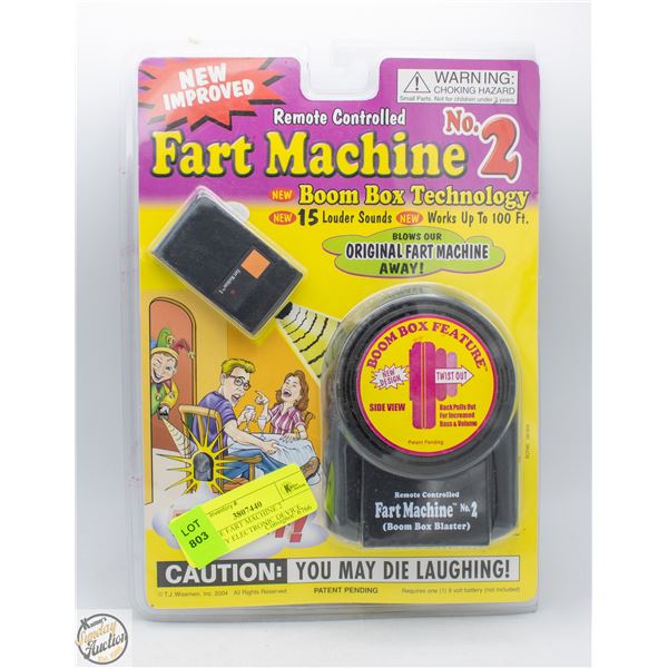 VINTAGE FART MACHINE 2 NOVELTY ELECTRONIC DEVICE
