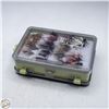 Image 1 : FLY FISHING CASE WITH OVER 50 FLYS, DOUBLE SIDED