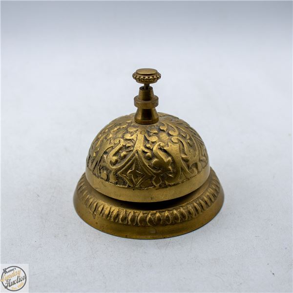 VINTAGE BRASS DESK BELL