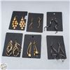 Image 1 : LOT OF 6 VARIOUS DANGLE EARRINGS