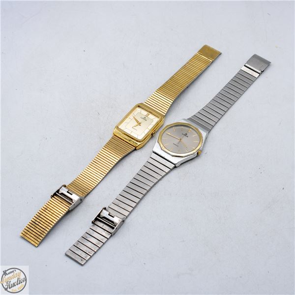 2 VINTAGE LORUS WATCHES QUARTZ MOVEMENT