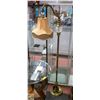Image 1 : 'DALE TIFFANY' ORNATE FLOOR LAMP WITH SHADE 63"