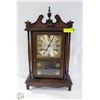 Image 1 : SABRE WIND UP WALL CLOCK WITH ORNATE BRASS BORDER