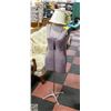 Image 1 : ANTIQUE DRESS FORM/MANNEQUIN WITH SMALL LAMP SHADE