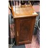 Image 1 : VICTORIAN WALNUT BEDSIDE CABINET 14.5" X 13" X 50"