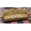 Image 1 : 4 CUSHION COUCH FLORAL WOOD ACCENT