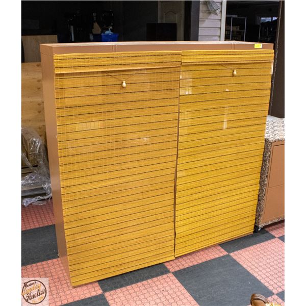 16 CUBE SHELF+FRONT PRIVACY BLINDS 59"X15.5"X59"