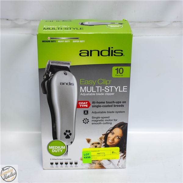 NEW ANDIS EASY CLIP MULTI-STYLE